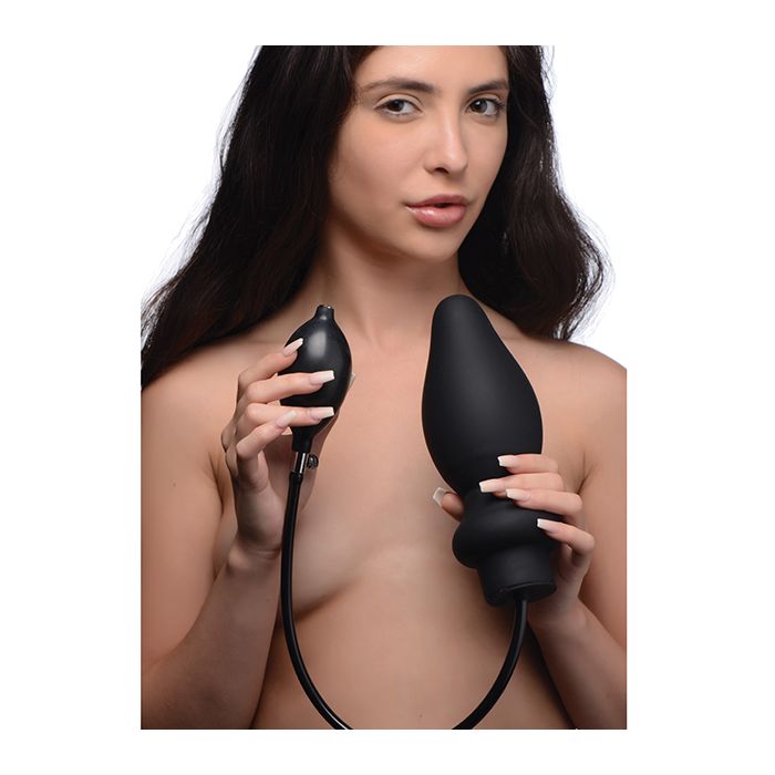 Ass-Pand Inflatable Silicone Anal Plug - Inflatable Butt Plug Master Series