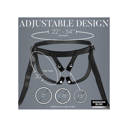 Velvet Kiss Strap-On Harness - Bedroom Bliss