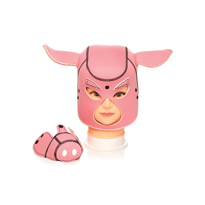 Master Series Swine Pig Neoprene Hood - Bondage Hood Master Series