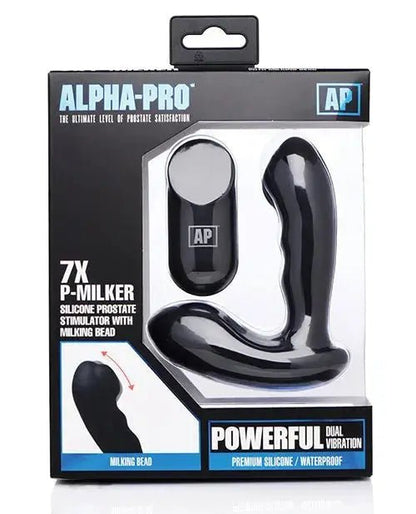 Alpha Pro 7x P-Milker Prostate Stimulator w/Milking Bead Alpha Pro