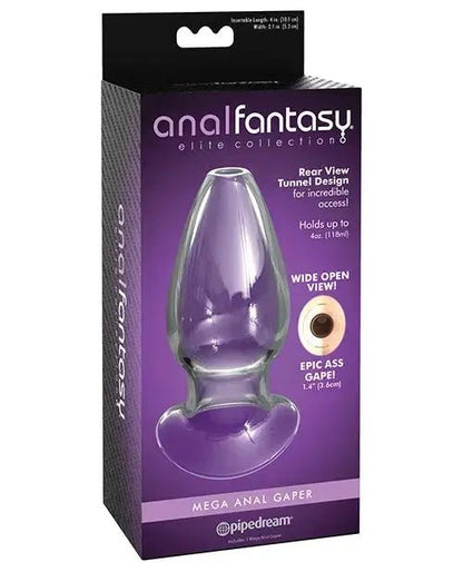 Anal Fantasy Elite Anal Glass Gaper - Beginner & Mega Sizes Anal Fantasy