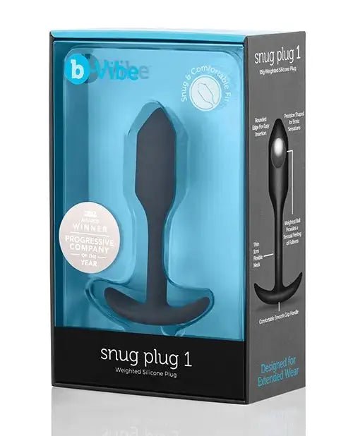 b-Vibe Weighted Snug Plug 1 - 55g Butt Plug B-Vibe