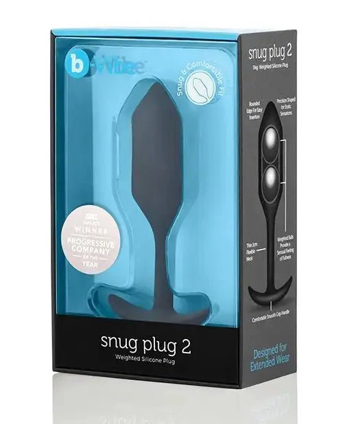 b-Vibe Weighted Snug Plug 2 - 114g Butt Plug B-Vibe