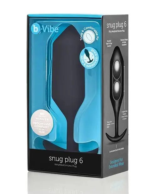 b-Vibe Weighted Snug Plug 6 - 515g Anal Plug B-Vibe