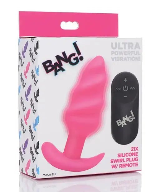 Bang! Vibrating Butt Plug with Remote Control Bang