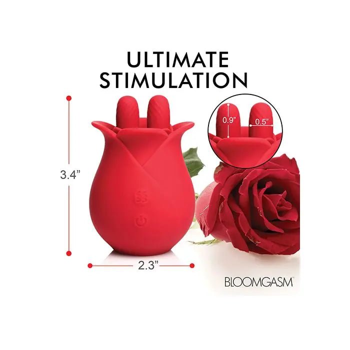 Bloomgasm The Rose Fondle 10X Massaging Clit Stimulator XR Brands