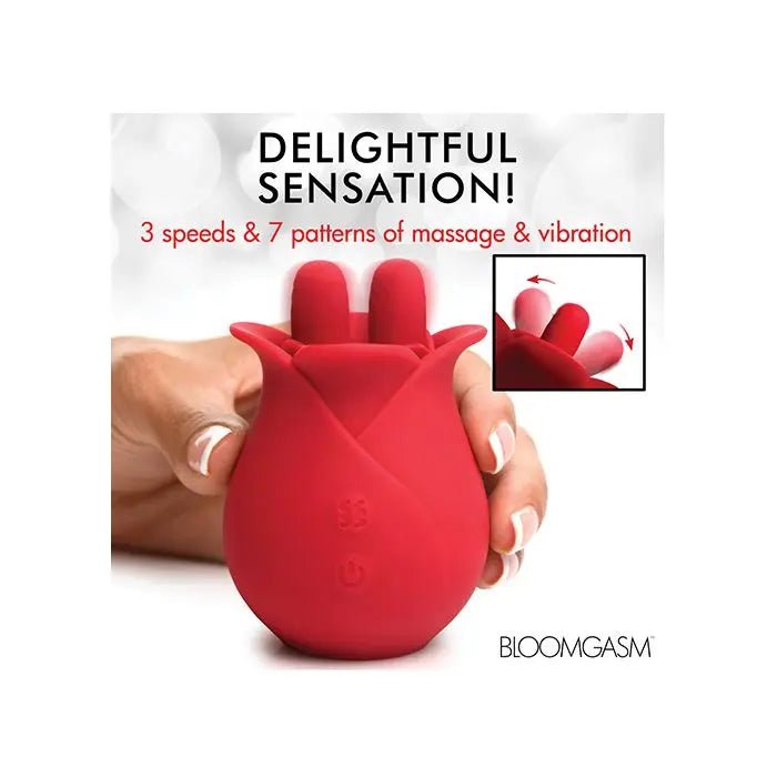 Bloomgasm The Rose Fondle 10X Massaging Clit Stimulator XR Brands