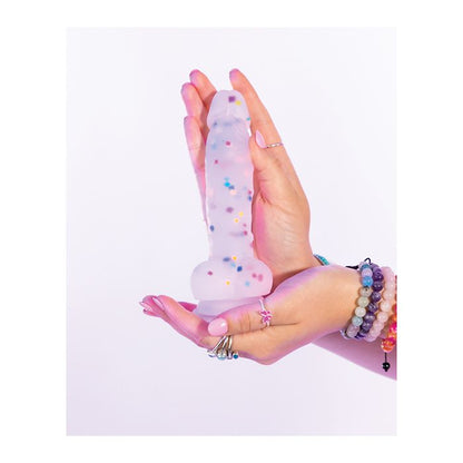 Confetti Silicone Dildo with Suction Cup - Strap on compatible Natalie's Toy Box