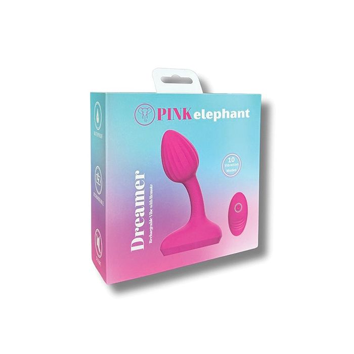 Elephant Dreamer Rechargeable Anal Vibe with Remote Passion Plug