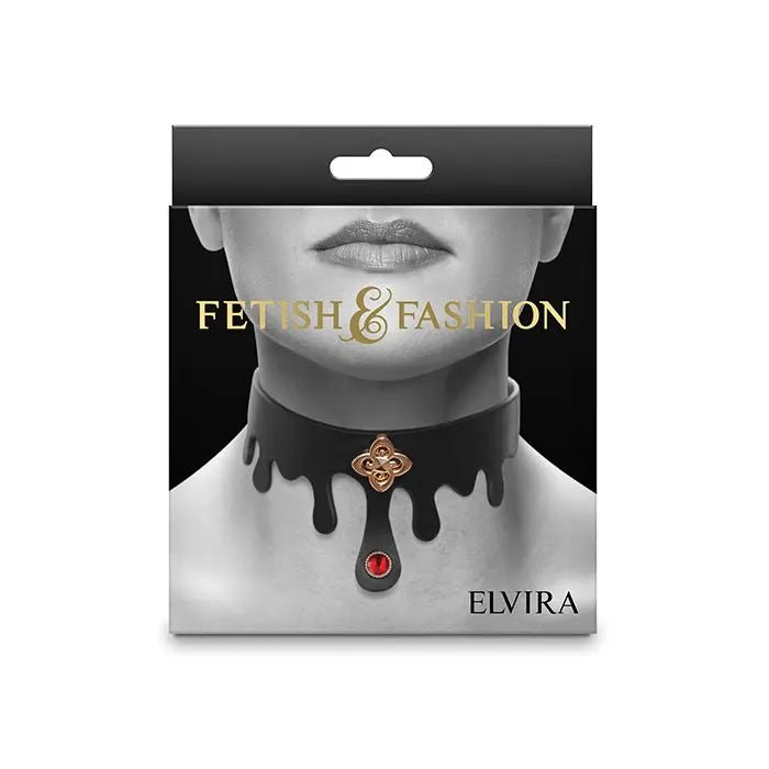 Fetish & Fashion Elvira Collar - Bondage Collar NS Novelties