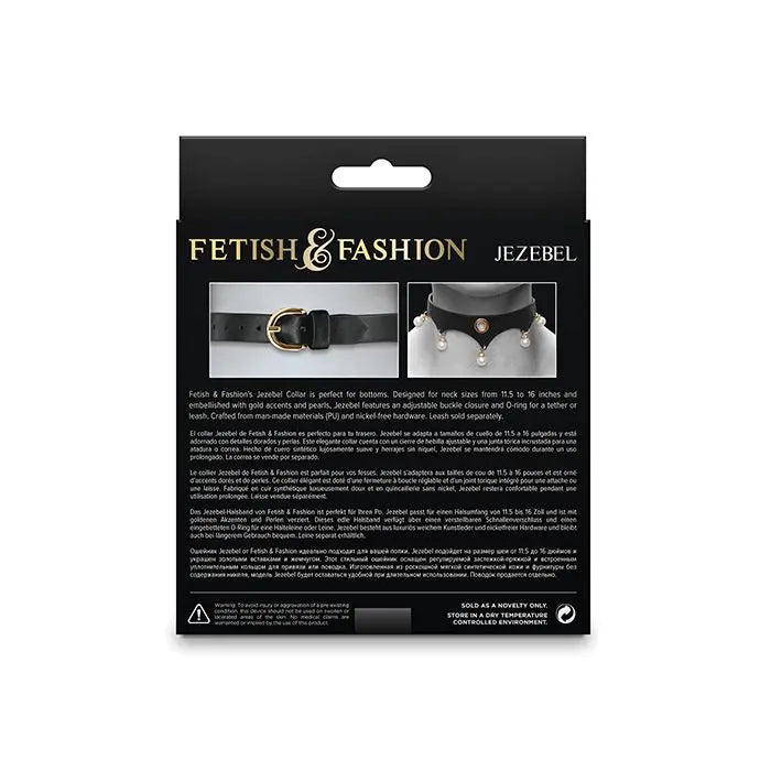 Fetish & Fashion Jezebel Collar - Bondage Collar NS Novelties