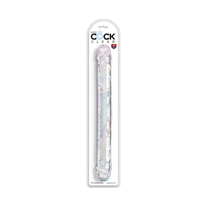 King Cock Clear 18" Double Headed Dildo King Cock