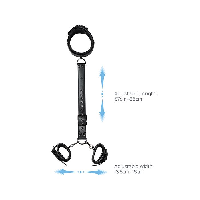 Locking Harness Collar to Wrist Restraints - Body Restraints - Passion ...