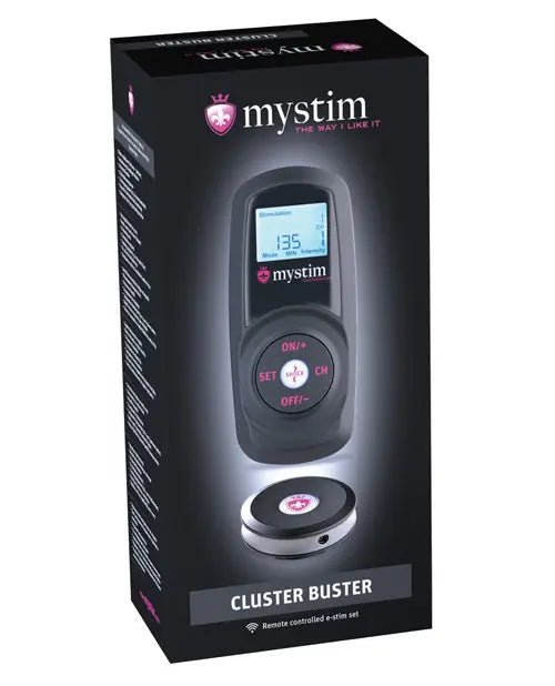 Mystim Cluster Buster Wireless eStim Starter Kit Electrastim