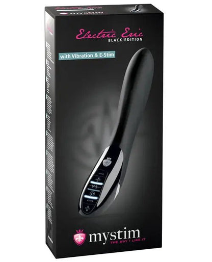Mystim Electric Eric eStim Vibrator Black Edition Electrastim