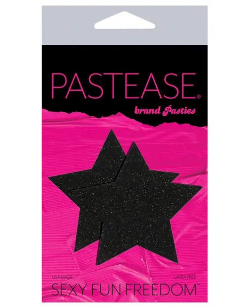Pastease Glitter Black Star Pasties