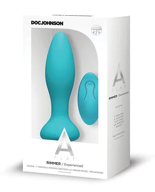 Rimmer Rechargeable Vibrating Silicone Anal Plug with Remote Doc Johnson's