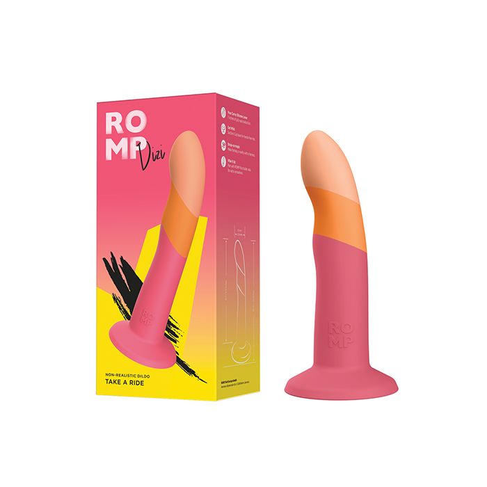 ROMP Dizi 3 Color Dildo - Strap On Dildo Romp