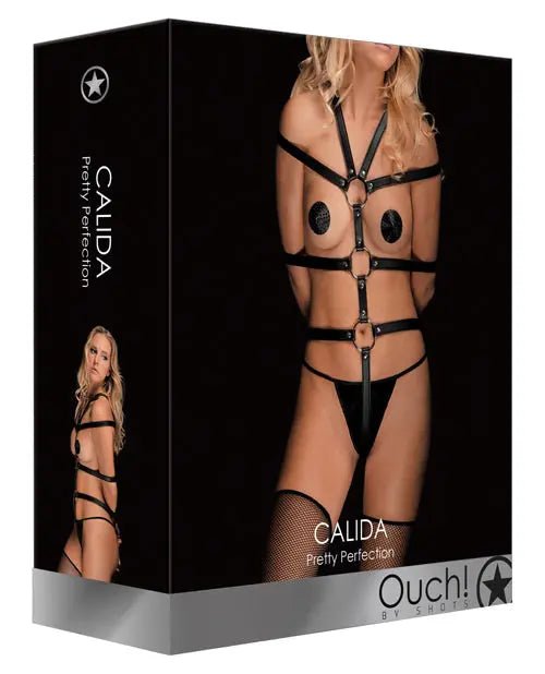 Shots Ouch Calida Pretty Perfection Female Body Harness Shots