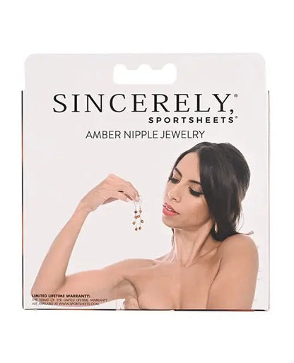 Sincerely Amber Nipple Jewelry Sincerely