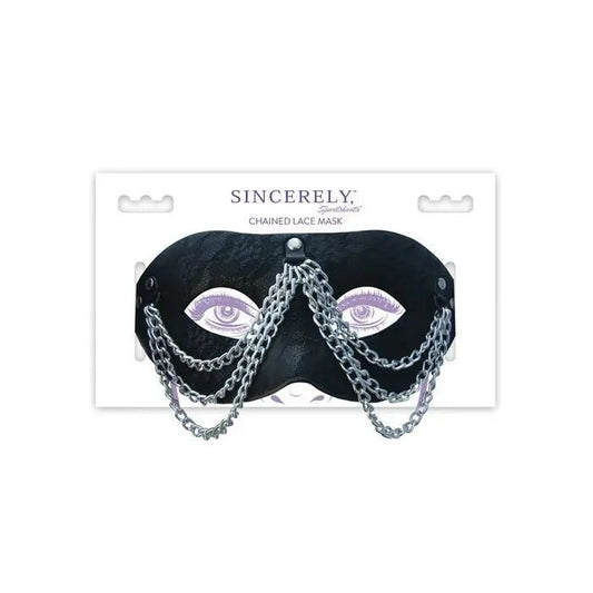 Sincerely Chained Lace Bondage Mask Sportsheets International