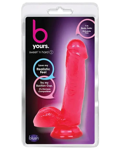 Sweet n Hard Realistic Dildo with Suction Cup Blush