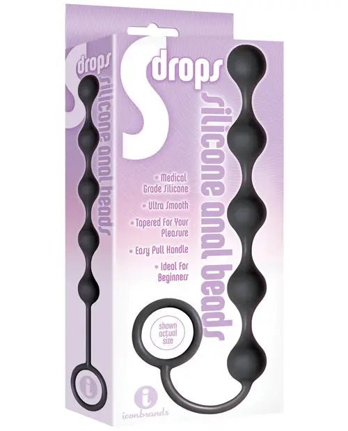 The 9's S Drops Silicone Anal Beads Icon
