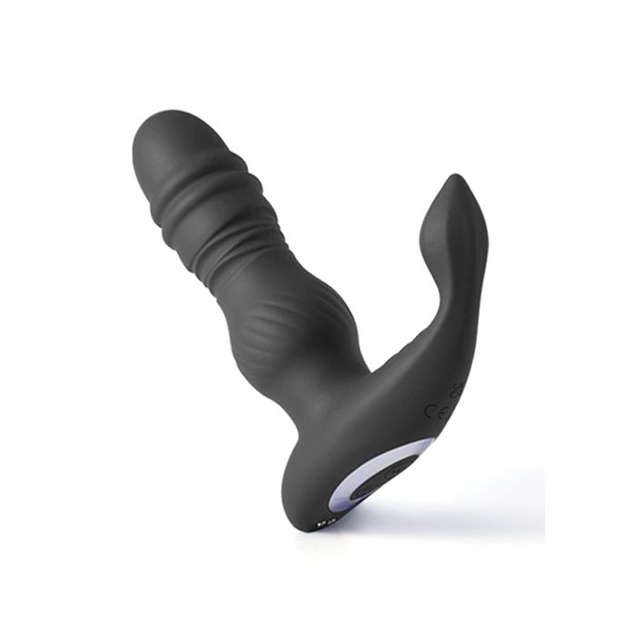 Thrusting Prostate Massager Vibrating Butt Plug Anal Sex Toy Honey Play Box