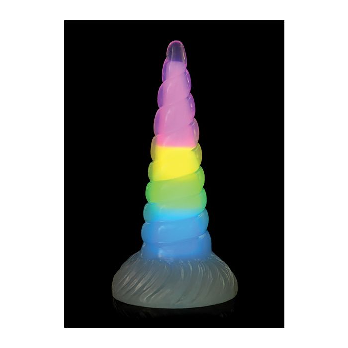 Unicorn Glow in the Dark Silicone Dildo - Creature Dildo Creature Cocks