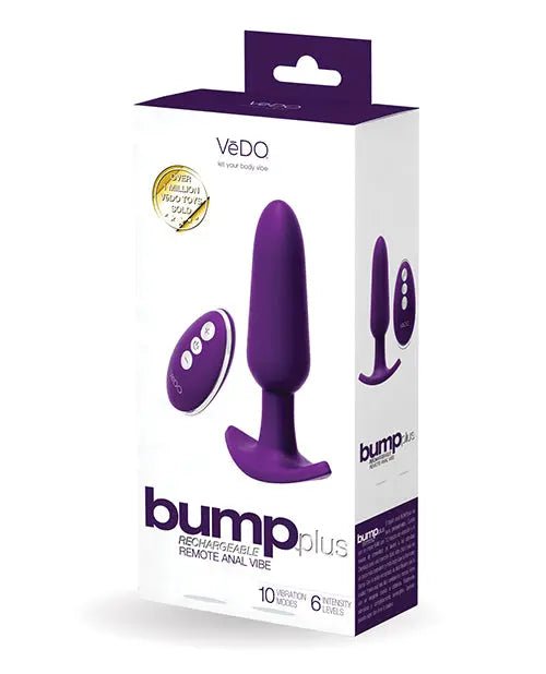 VeDO Bump Plus Rechargeable Remote Control Anal Vibe VeDO