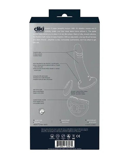 VeDo Diki Rechargeable Vibrating Dildo with Harness VeDO