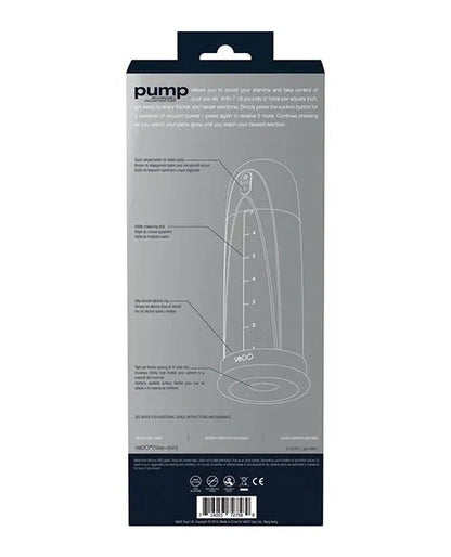 VeDO Pump Rechargeable Vacuum Penis Pump VeDO