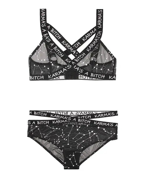 Vibes Karma's a Bitch Bralette & Cutout Panty Vibes