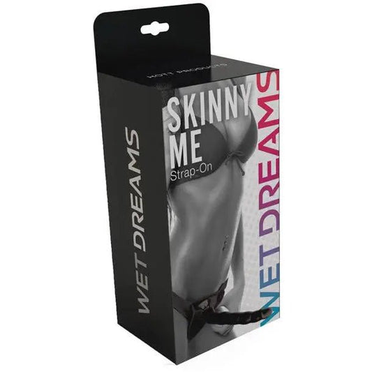 Wet Dreams Skinny Me 7" Strap on with Harness Hott Products