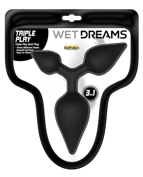 Wet Dreams Triple Play Anal Plug Wet Dreams