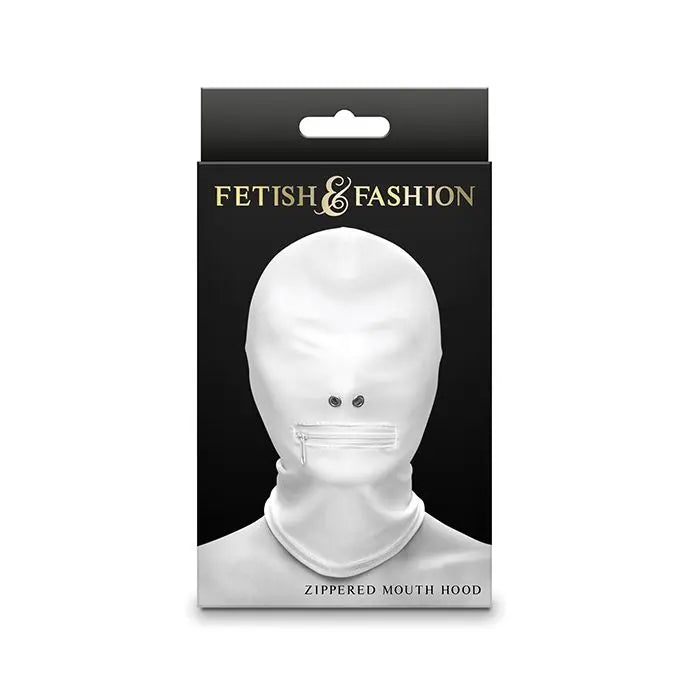 Zippered Mouth Bondage Hood - Fetish & Fashion NS Novelties