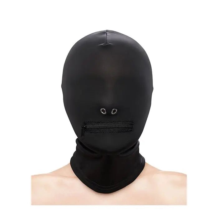 Zippered Mouth Bondage Hood - Fetish & Fashion NS Novelties