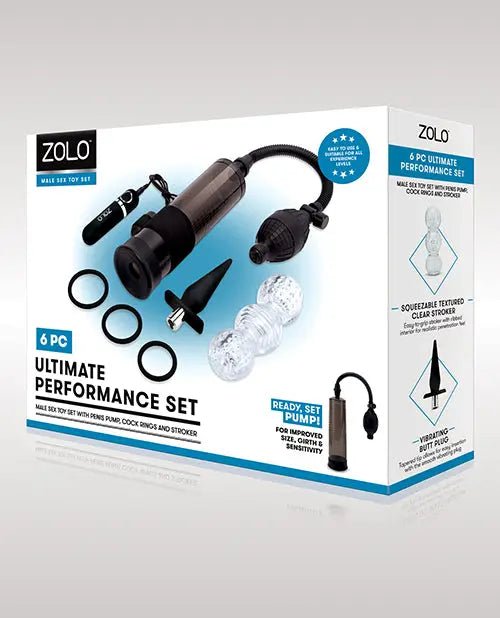 ZOLO 6 pc Ultimate Performance Set - Penis Pump zolo
