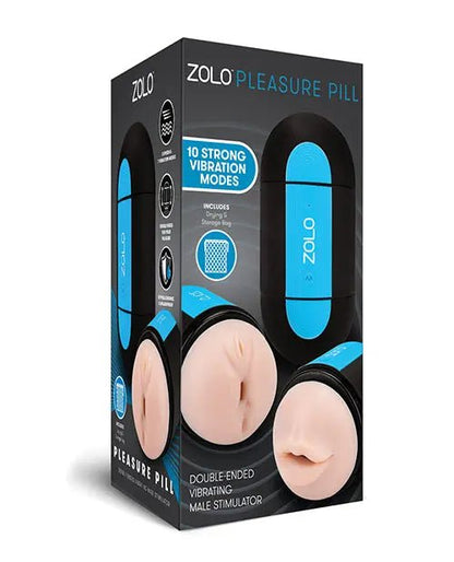 ZOLO Pleasure Pill Double Ended Vibrating Male Stimulator zolo