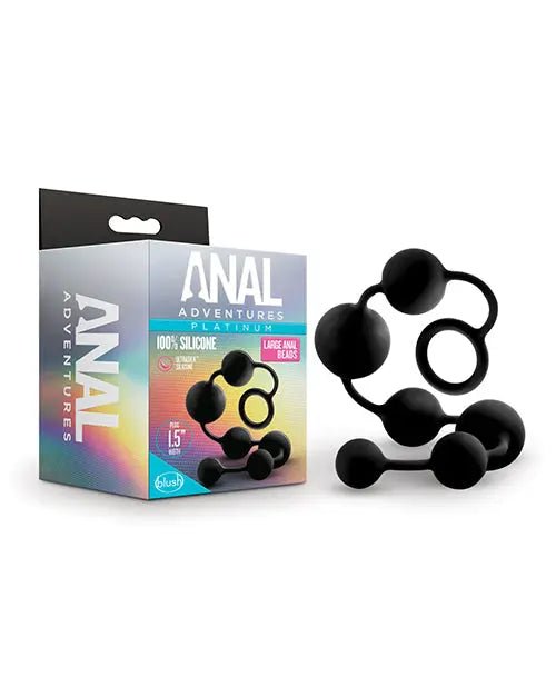 Blush Anal Adventures Platinum Silicone Anal Beads Blush