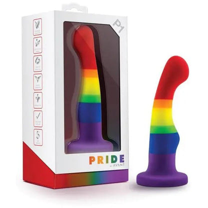 Blush Avant Gay Pride P1 Silicone Dong Blush