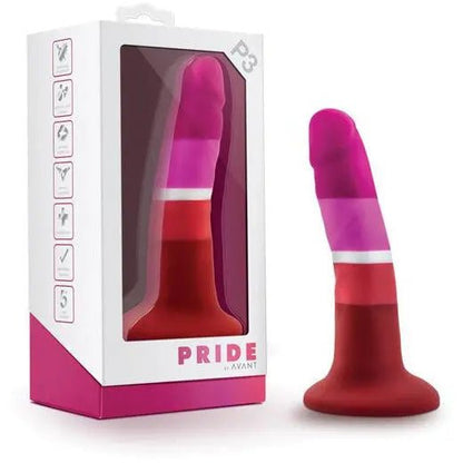 Blush Avant Lesbian Pride P3 Silicone Dong - Beauty Blush