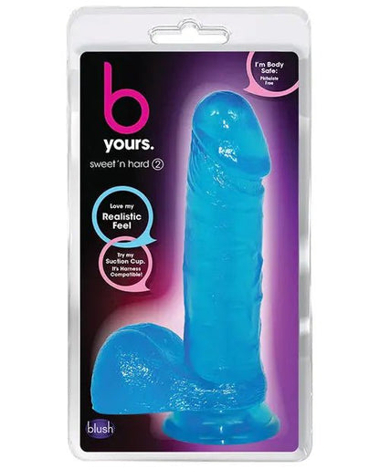 Blush B Yours Sweet n Hard 7 inch Dildo with Suction Cup Blush