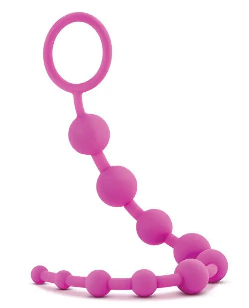 Blush Luxe Silicone Anal Beads 10 Blush
