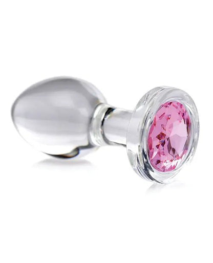 Booty Sparks Pink Gem Glass Butt Plugs Booty Sparks