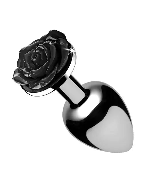 Booty Sparks Red or black Rose Anal Plug (small & Medium) Booty sparks