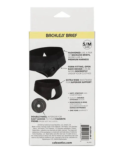 Boundless Backless Strap on Briefs - Strap on Harness Cal Exotic