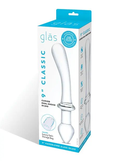 Classic Curved Dual Ended Glass Dildo Glas