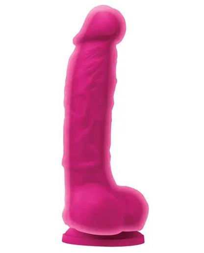 Colours Dual Density 5" Dong with Balls & Suction Cup Colour