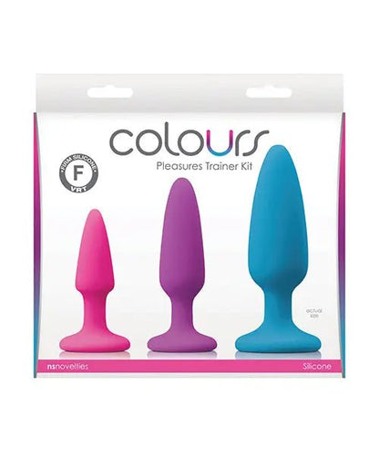 Colours Pleasures Anal Plug Trainer Kit colours